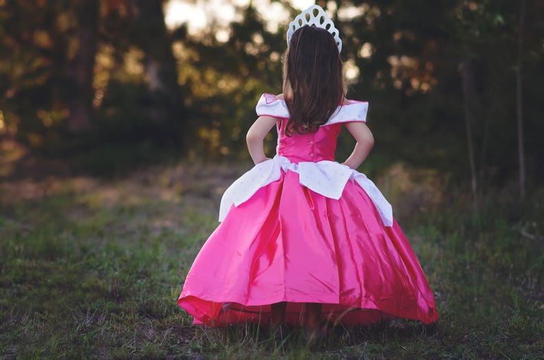 Sleeping Beauty Dress / Inspired Disney Princess Dress Aurora Costume / Ball gown style for toddler, child, girls, baby Princess Costume image 3