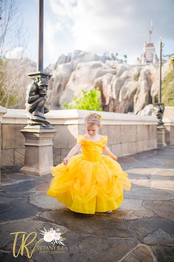 Disney Belle Costume Child Yellow Dress Disney Belle Costume Child Yellow Dress