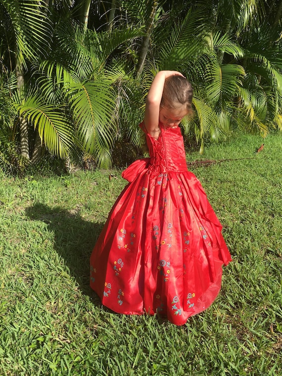 Girls Prestige Elena of Avalor Ball Gown Disney Costume Medium Ship for  sale online | eBay