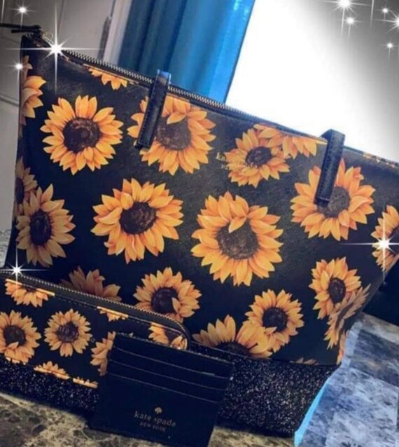 kate spade sunflower purse