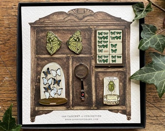 Cabinet of Curiosities Luxury Enamel Pin Box Set
