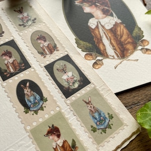 Washi Tape La nature du déguisement pour masques d'animaux | Illustration aquarelle curieuse