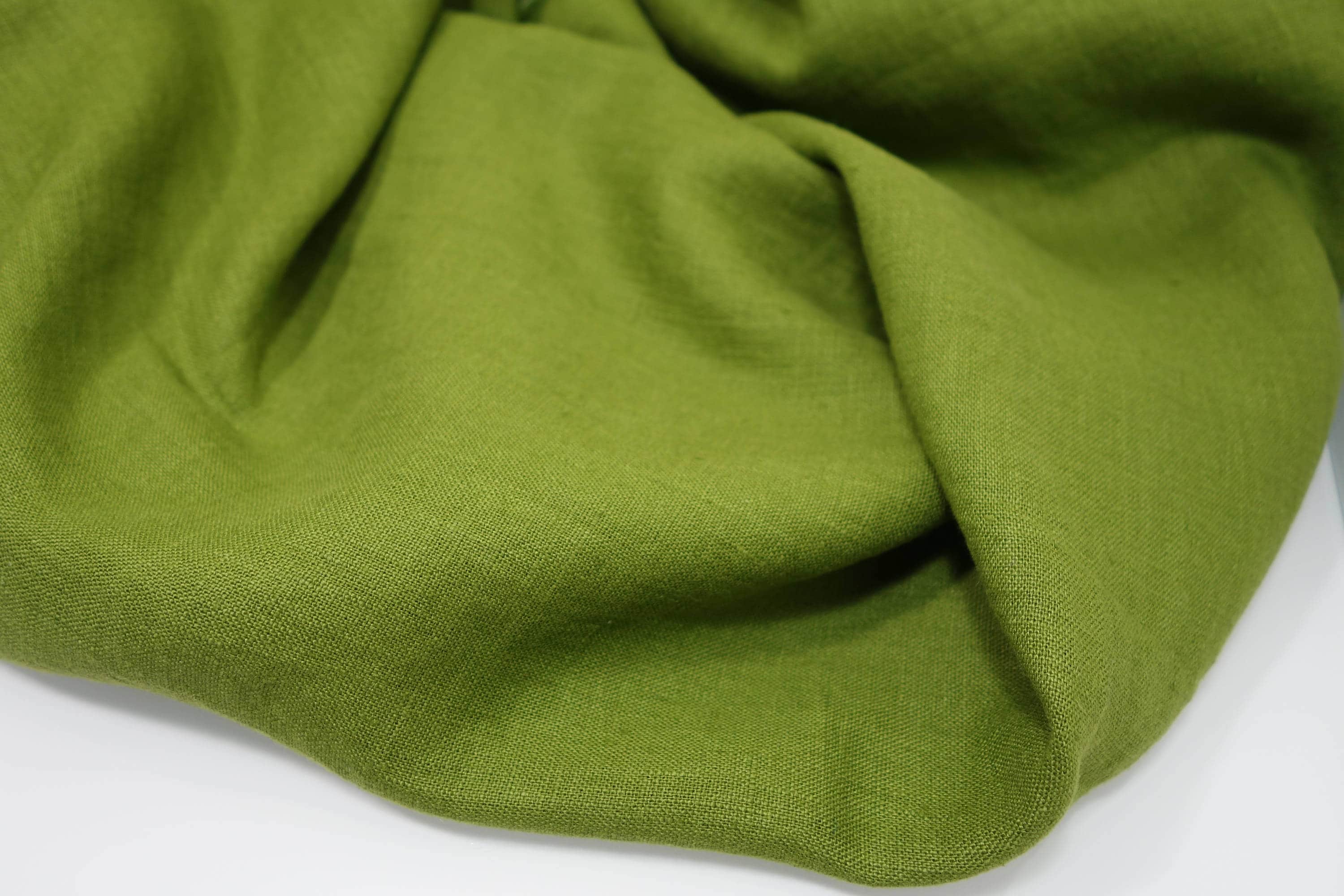 Leinen Stoff gewaschen Leinen 190gsm grün/Pistazien Farbe. Etsy