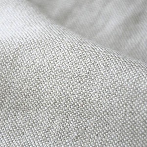 REMNANTS SALE! Natural not dyed linen fabric, heavy thick linen, 340 GSM, softened washed linen fabric by the meter, linen upholstery