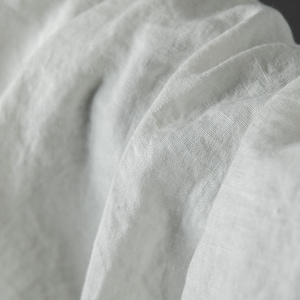 Softened white linen fabric, QUITE HEAVY thick white linen, 250 GSM, washed linen fabric by the meter, linen by the yard, linen for textiles