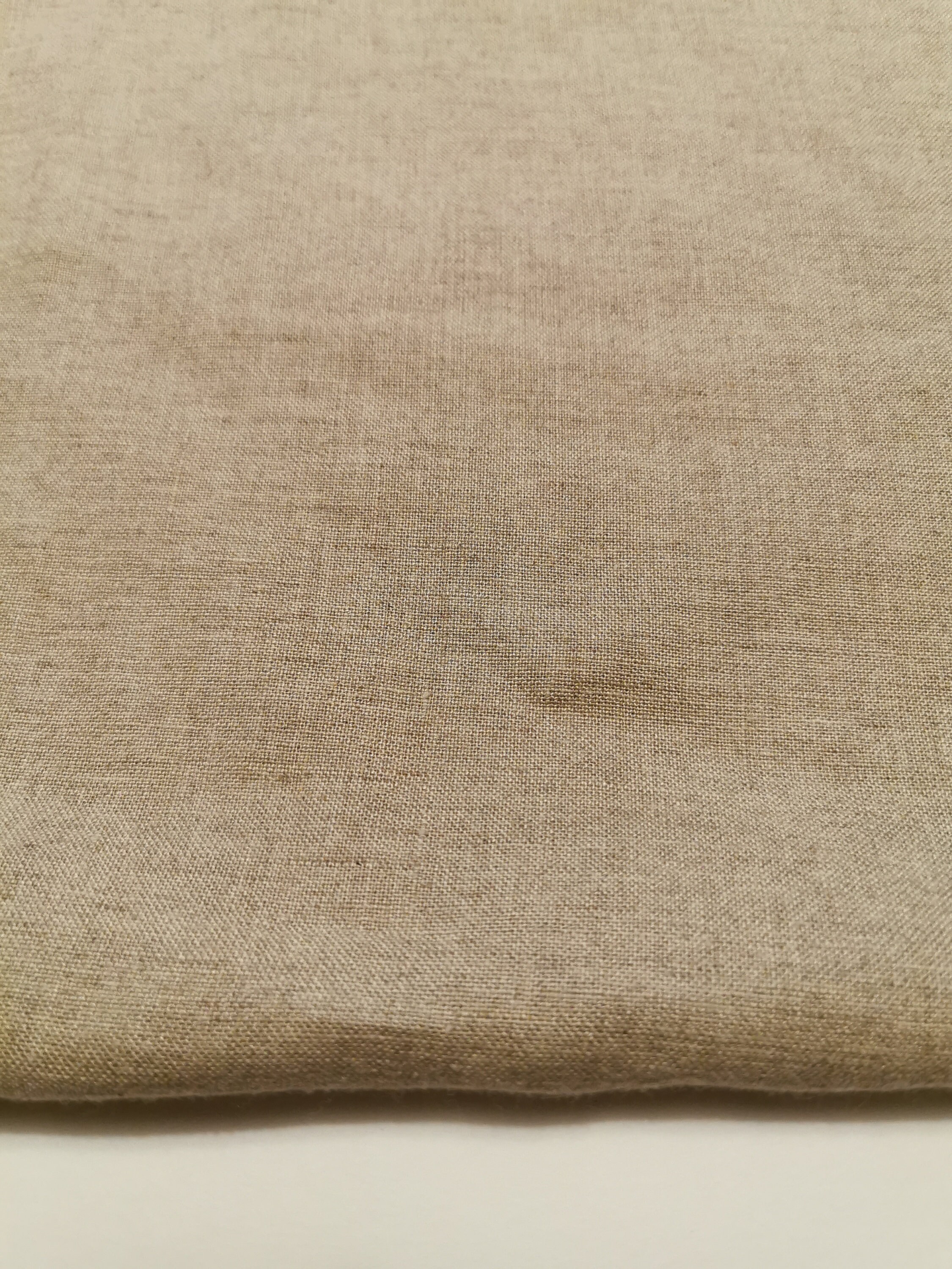 Softened linen wool blend fabric medium weight beige linen Etsy