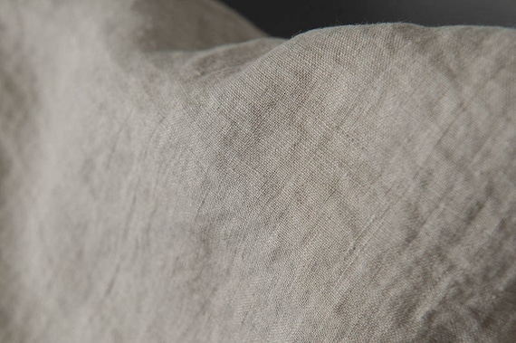 Natural not dyed linen fabric, LIGHTER WEIGHT linen, 170 GSM, softened washed linen fabric by the meter, linen fabric by the yard, apparel