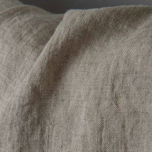 Natural not dyed linen fabric, MEDIUM WEIGHT linen, 210 GSM, softened washed linen fabric by the meter, linen fabric by the yard,for clothes