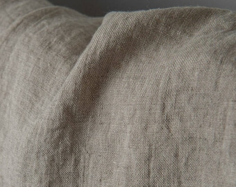 Natural not dyed linen fabric, MEDIUM WEIGHT linen, 210 GSM, softened washed linen fabric by the meter, linen fabric by the yard,for clothes