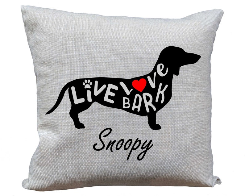 Personalized Dachshund Pillow Dachshund Mom Pillow Custom Etsy