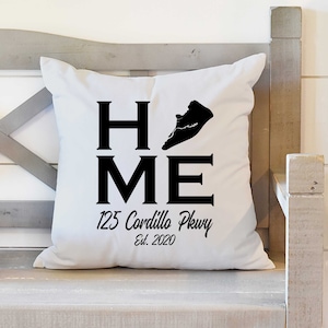 Hilton Head Island Pillow, South Carolina, Hilton Head Island Boot, House Warming Gift, Hilton Head Decor, Hilton Head Island Map, HHI
