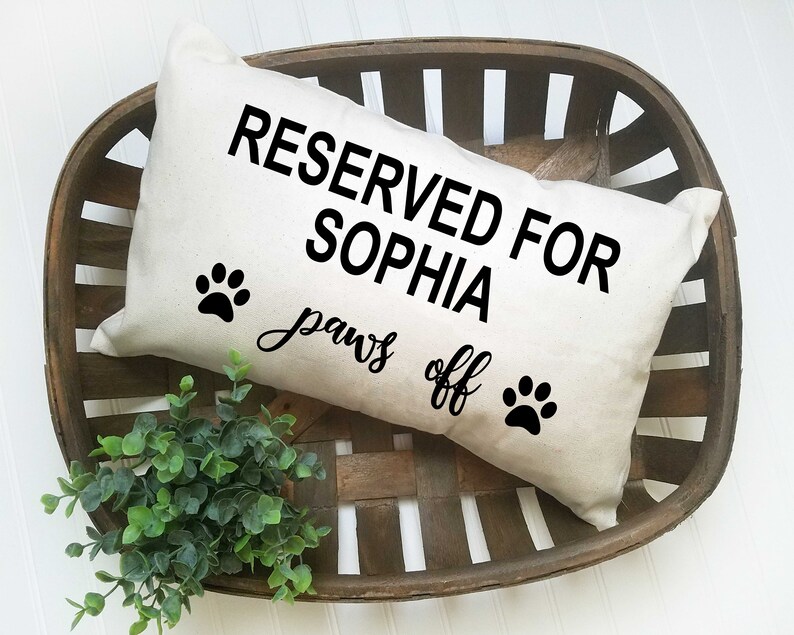 Reserved For The Dog Pillow - Thumbnail 2