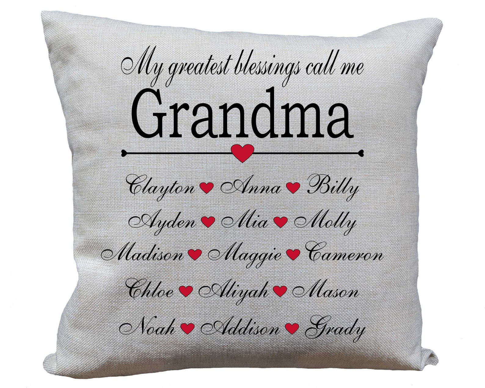 Personalized Mothers Day Pillow Nana Pillow Gift Birthday Etsy