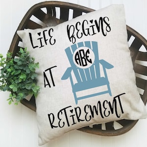 Retirement Gifts For Women, Retirement Gift Her, Retirement Women, Gift For Retirement Party, Retirement Pillow, Happy Retirement Gift,
