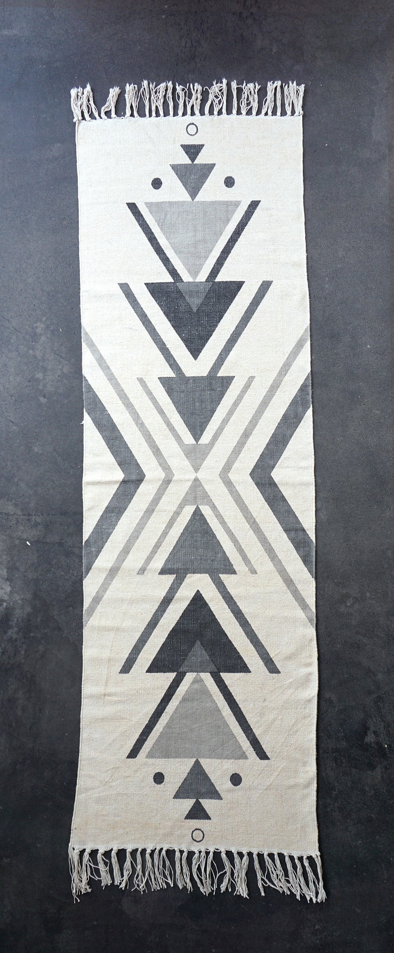 Expansion Rug. Organic Cotton Woven Block Printed Yoga Rug Etsy