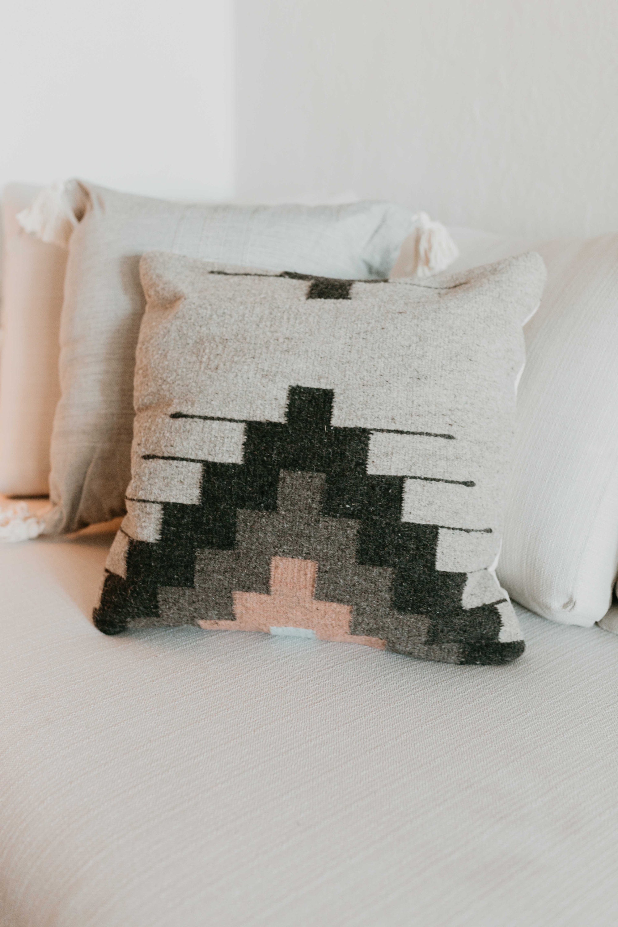 Chacana Oaxacan Woven Wool Cushion Cover. 20