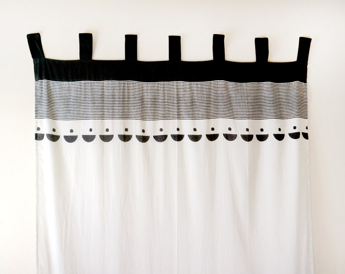 The Half Moon Curtains Etsy