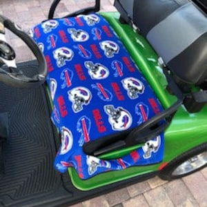 Golf Cart Seat Cover Buffalo Bills Fleece Cover Etsy