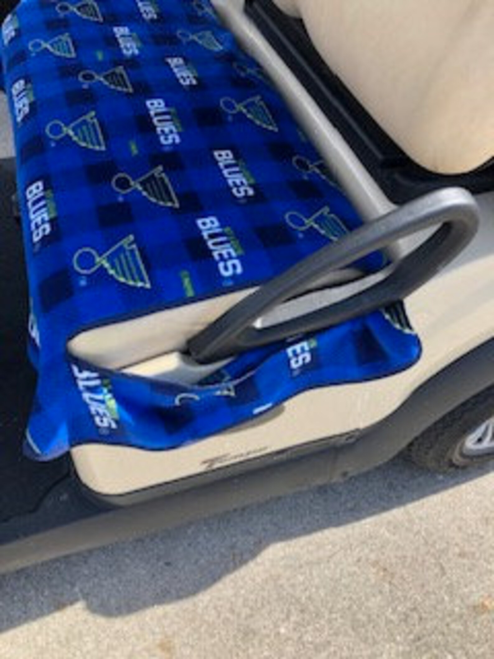 Golf Cart Seat Cover St. Louis Blues Fleece Cover Etsy