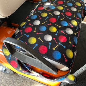 Golf Cart Seat Cover     Golf Balls and Tees    Fleece