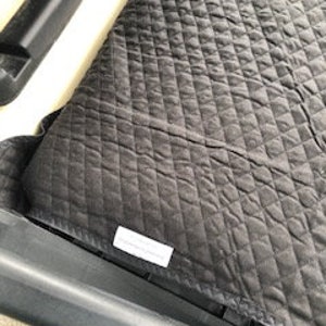 Golf Cart Seat Cover Black Quilted Cotton Material - Etsy