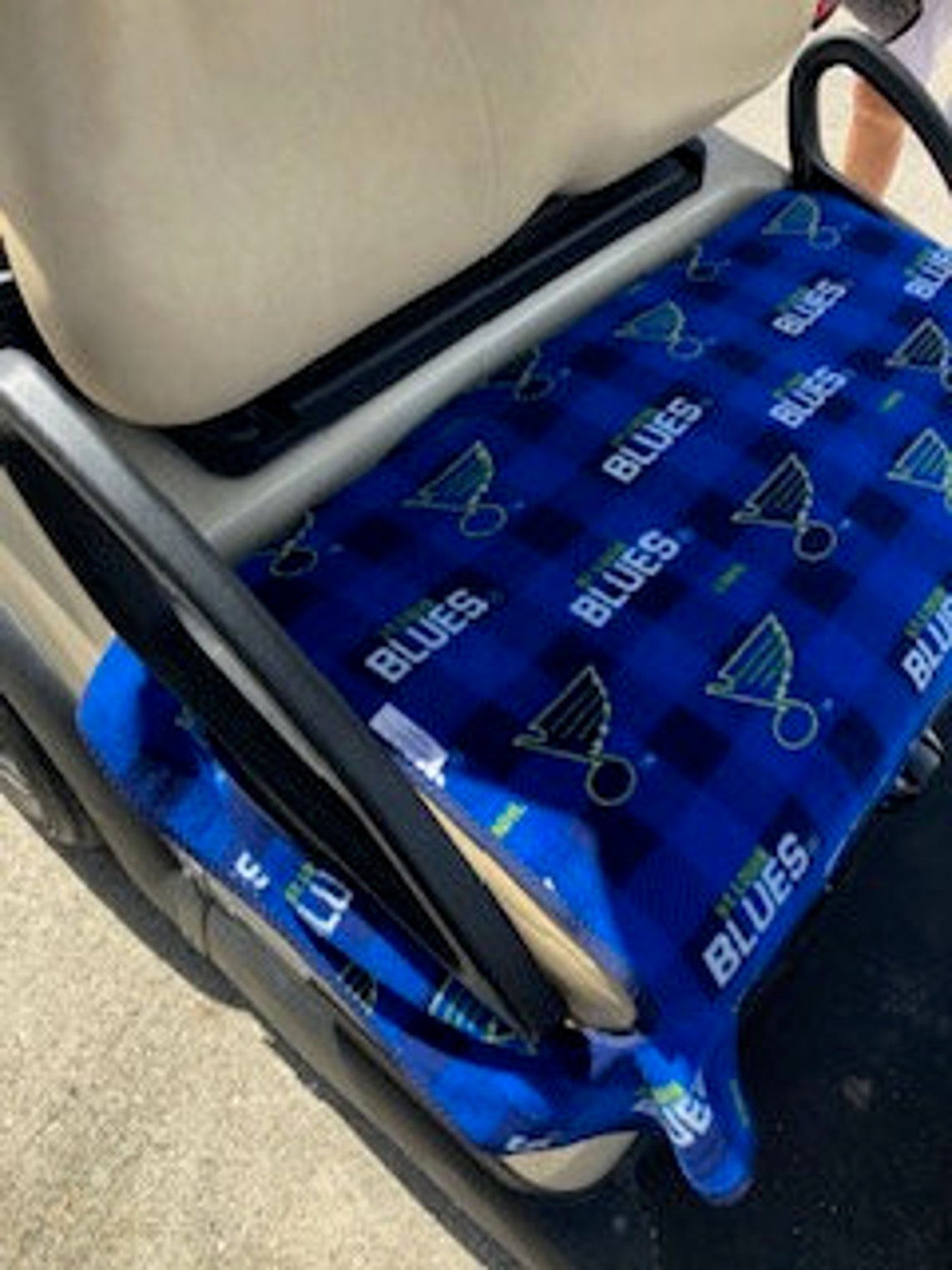 Golf Cart Seat Cover St. Louis Blues Fleece Cover Etsy