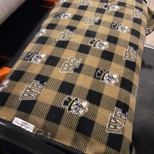 Golf Cart Seat Cover    Wake Forest    Fleece