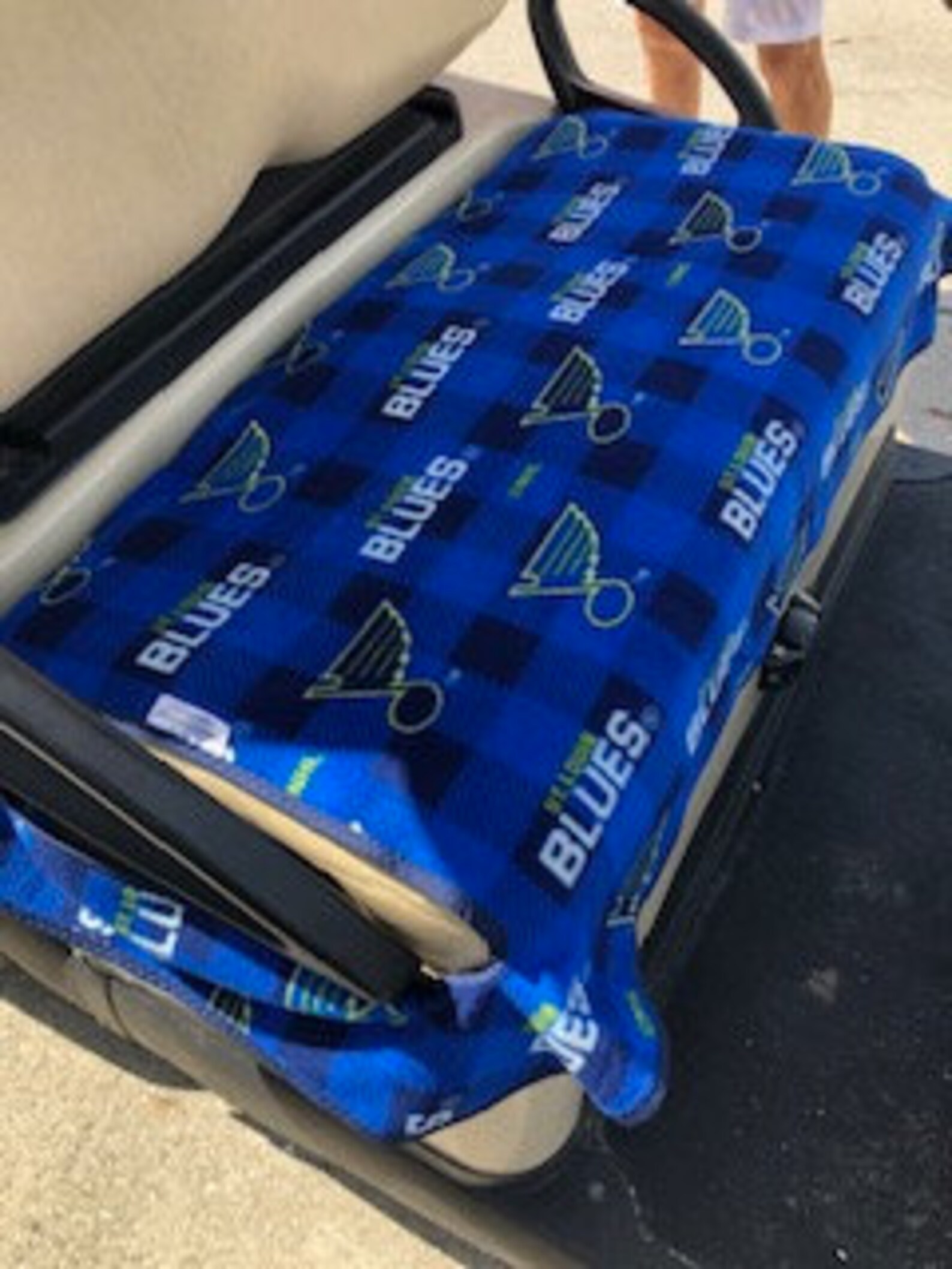 Golf Cart Seat Cover St. Louis Blues Fleece Cover Etsy