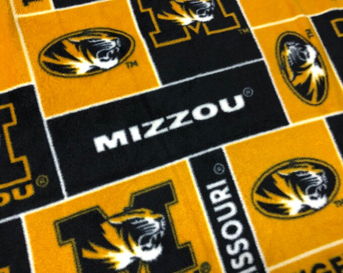 Golf Cart Seat Cover University of Missouri Mizzou Fleece Etsy