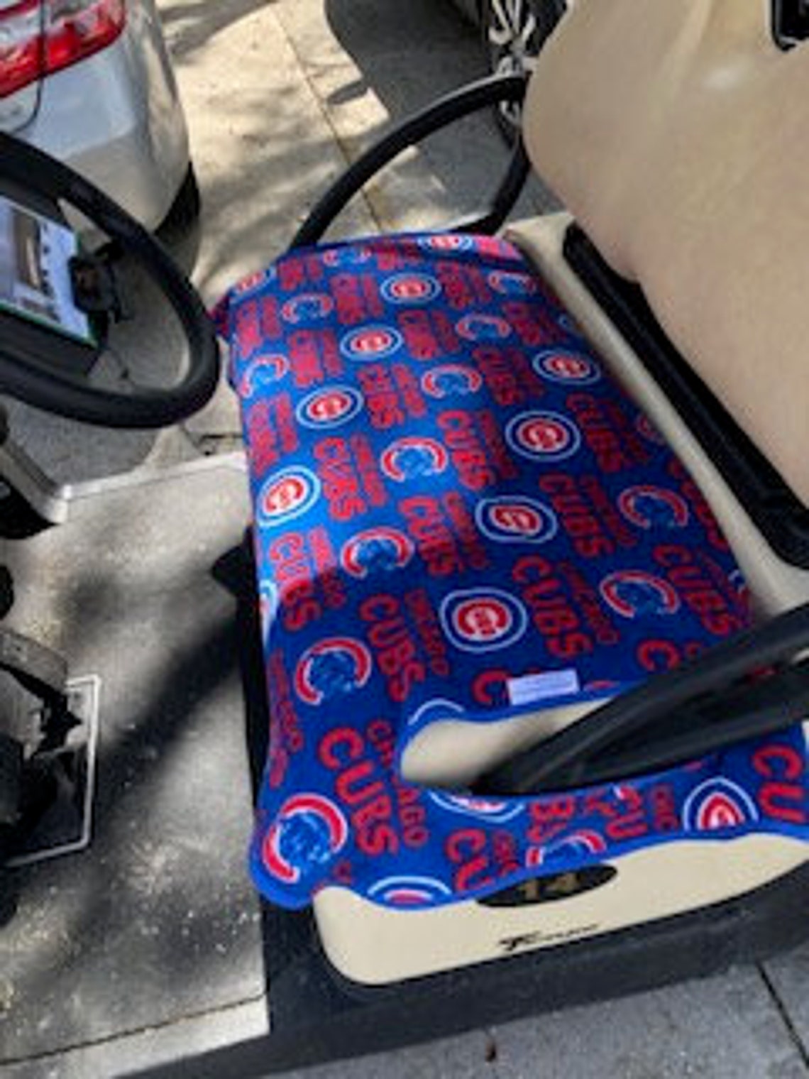 Golf Cart Seat Cover CHICAGO CUBS Etsy