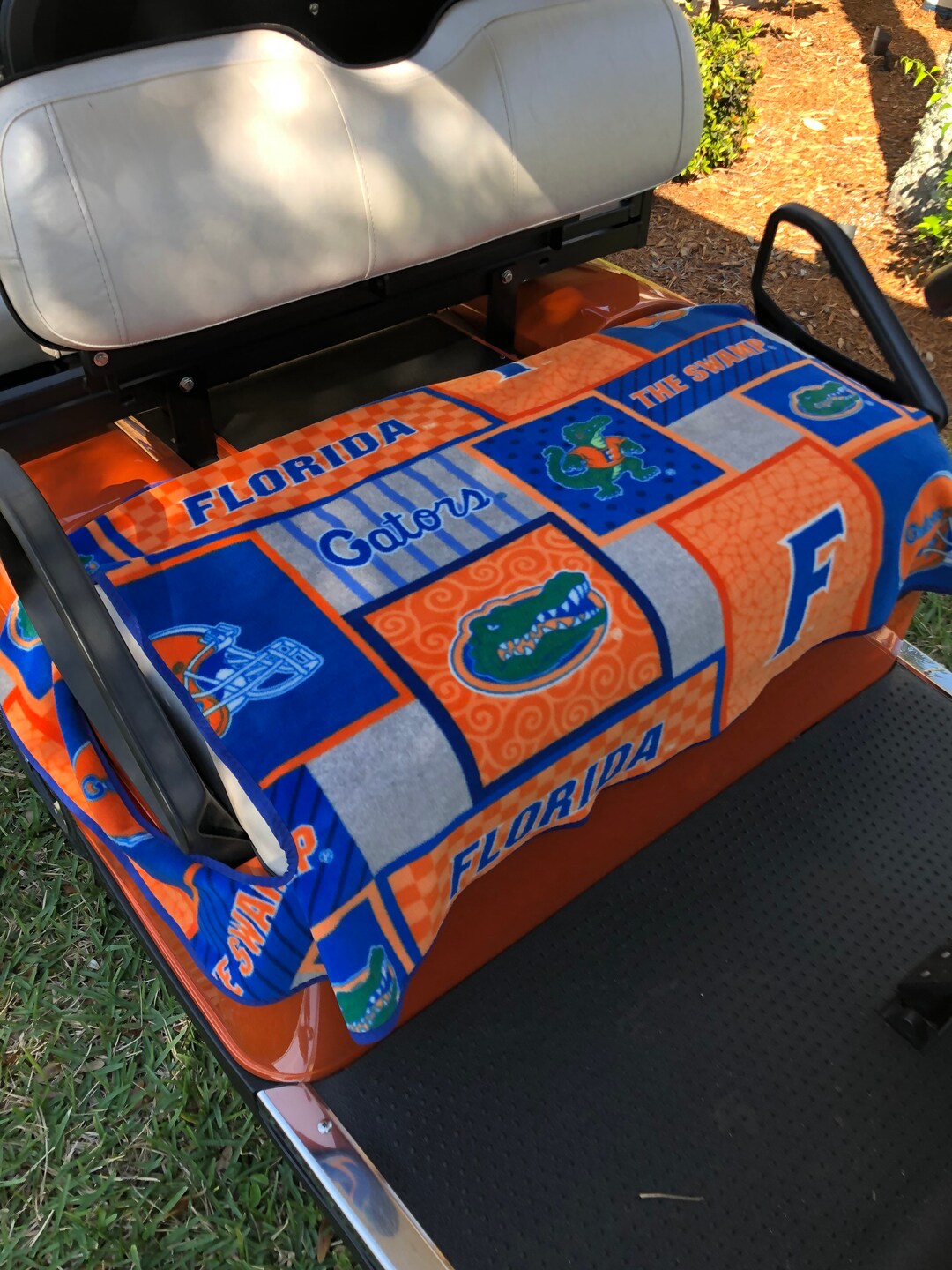 Golf Cart Seat Cover Florida Gators Fleece Cover Etsy