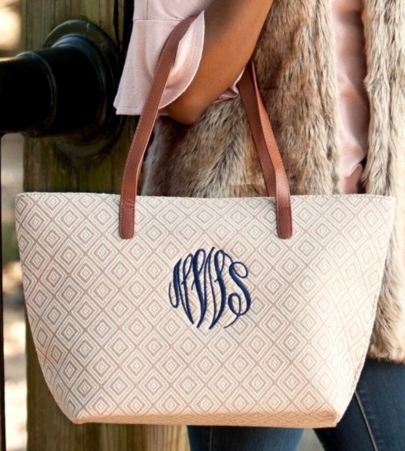 Monogrammed Tote