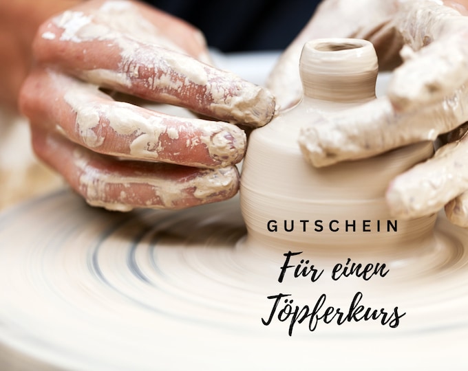 Voucher for a pottery course at the Drehscheibe