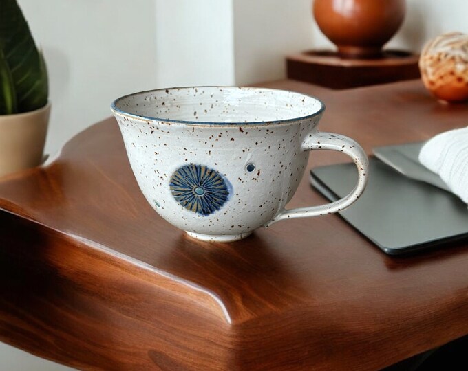 Ceramic Dandelion Latte Cup 400 ml