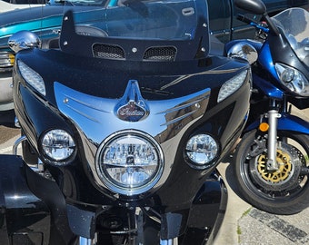 Indian Roadmaster BLACK or SILVER Grill insert, Indian Chieftain Black Grill Insert, Indian Roadmaster Elite.