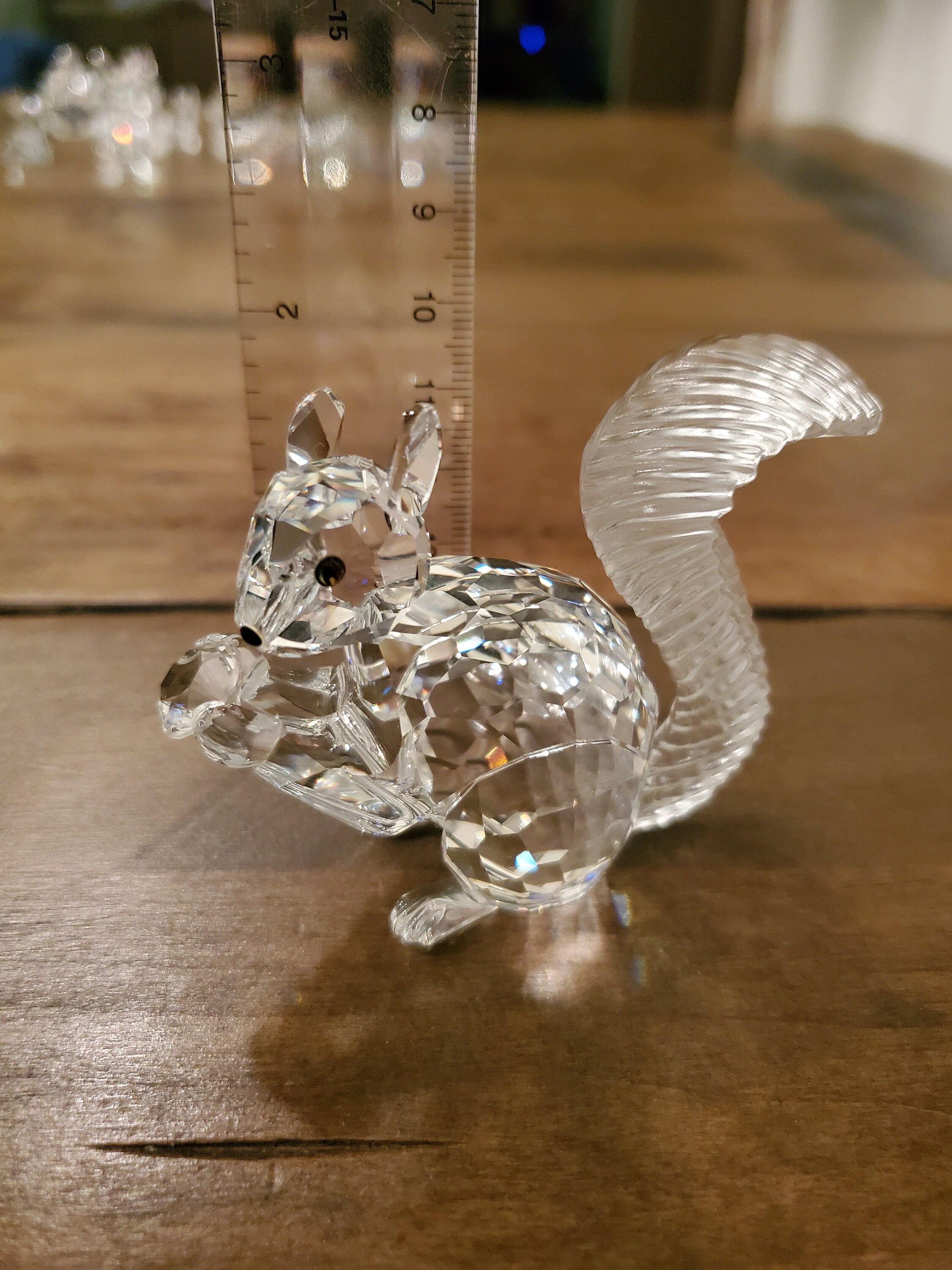 Swarovski Squirrel Swarovski crystal figurine 10th | Etsy