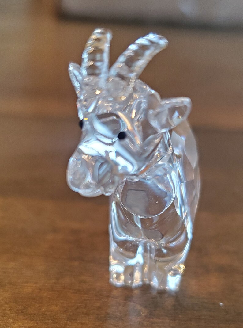 swarovski goat figurine
