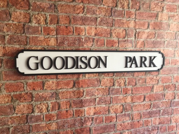 Vintage Wood Street Road Sign WIMBLEDON