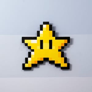 Mario Super Star (Wood)