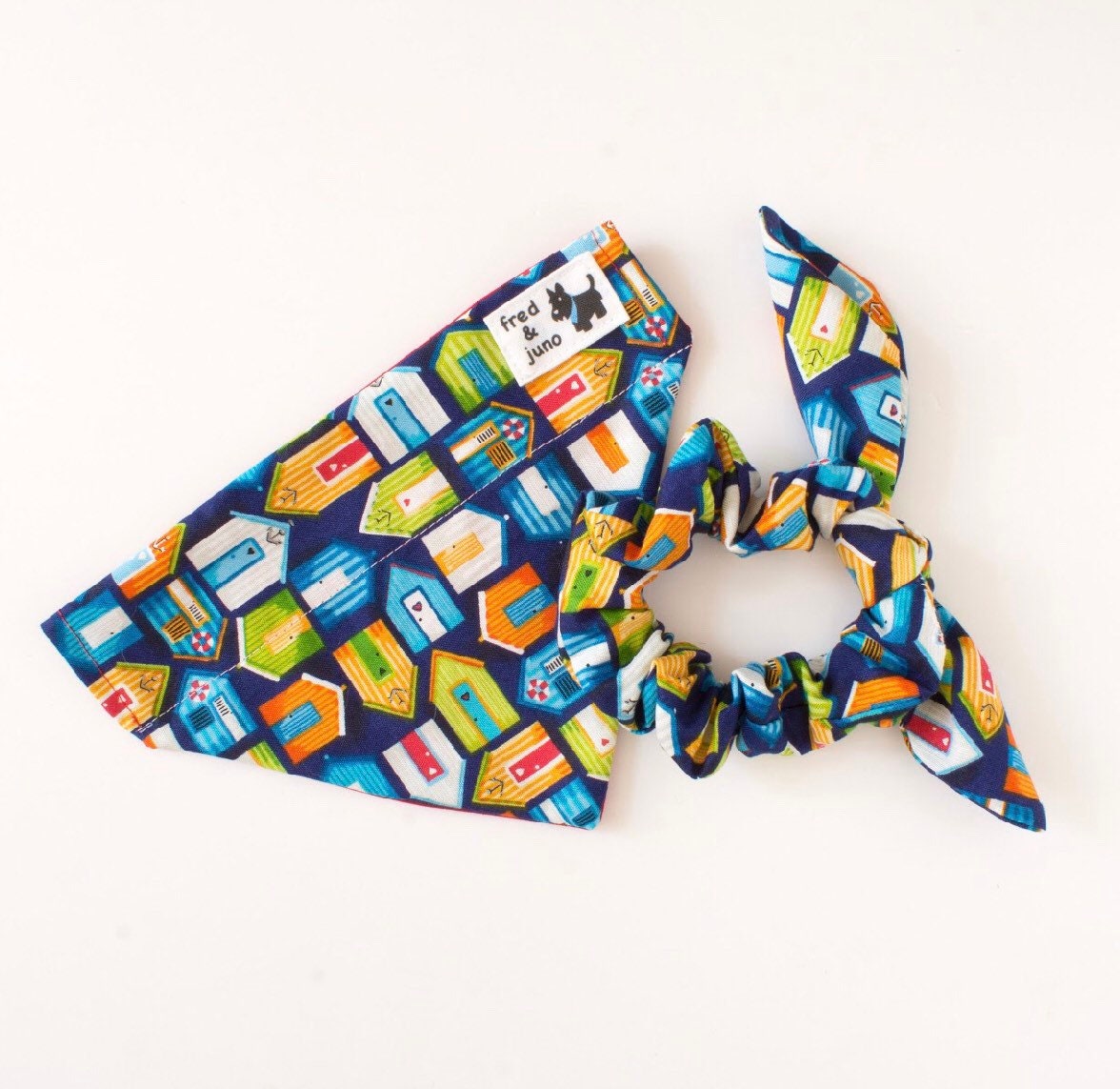 dog bandana and scrunchie set