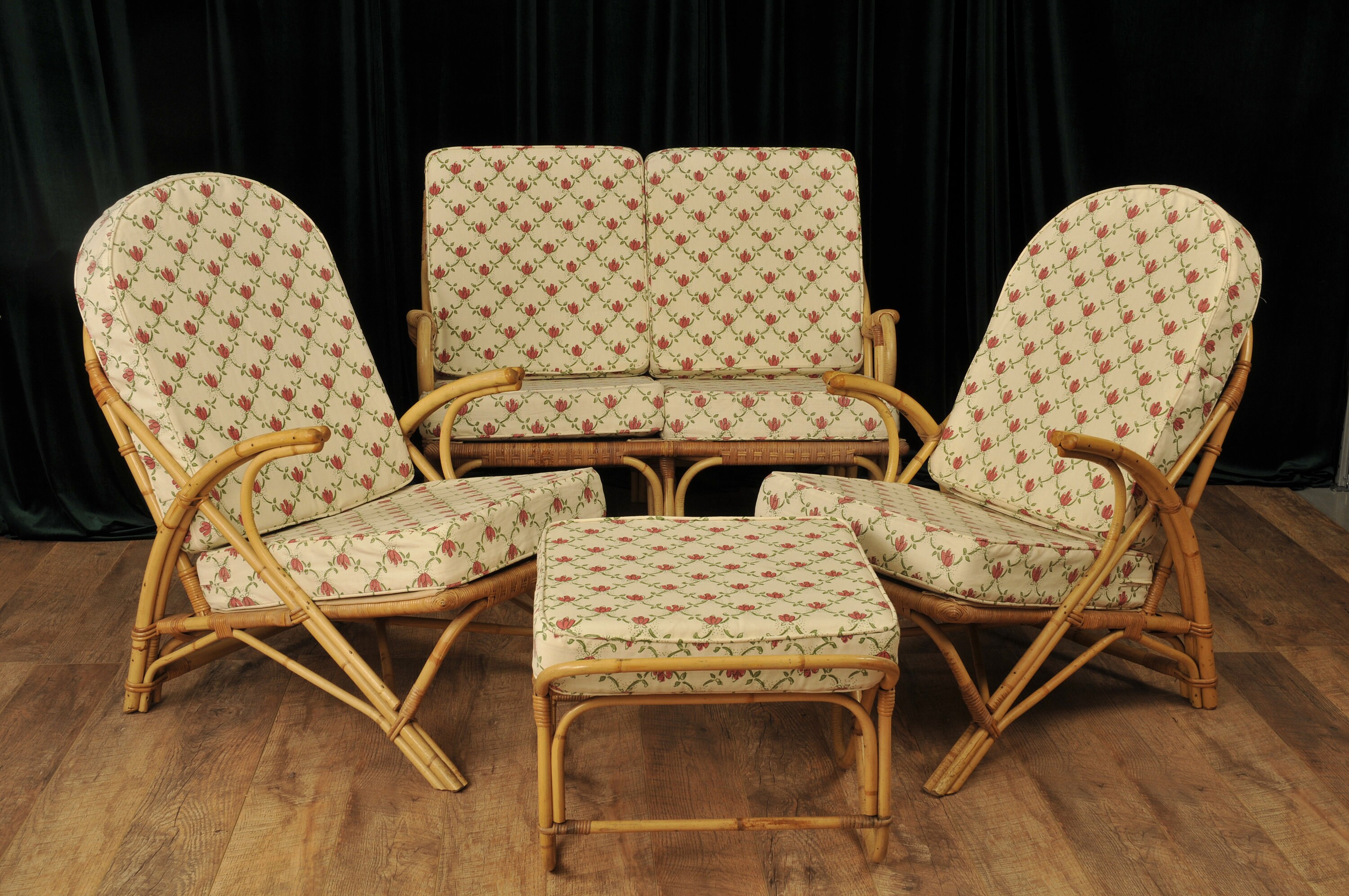 1960s Angraves Retro Bamboo Cane Furniture Set Etsy UK