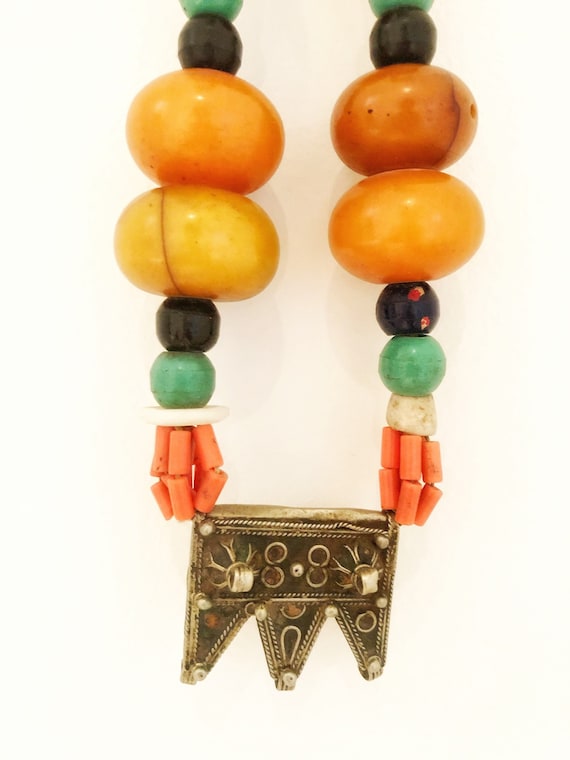 Moroccan Statement Necklace - image 5