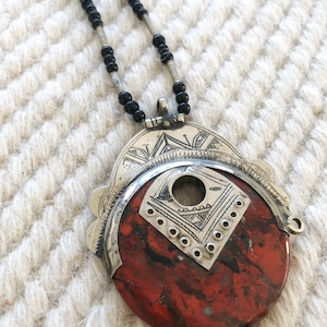 Boho Moroccan Tuareg Beaded with Pendant