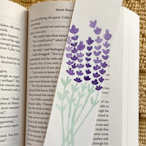 Lavendar Art Bookmark