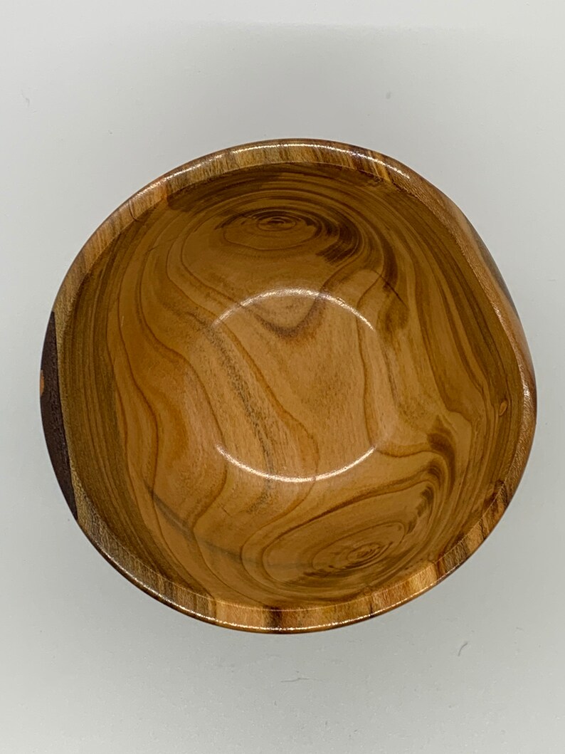 Apricot Bowl Wood Turned Bowl Wooden Bowls Decorative Bowl 4 Wide X 3