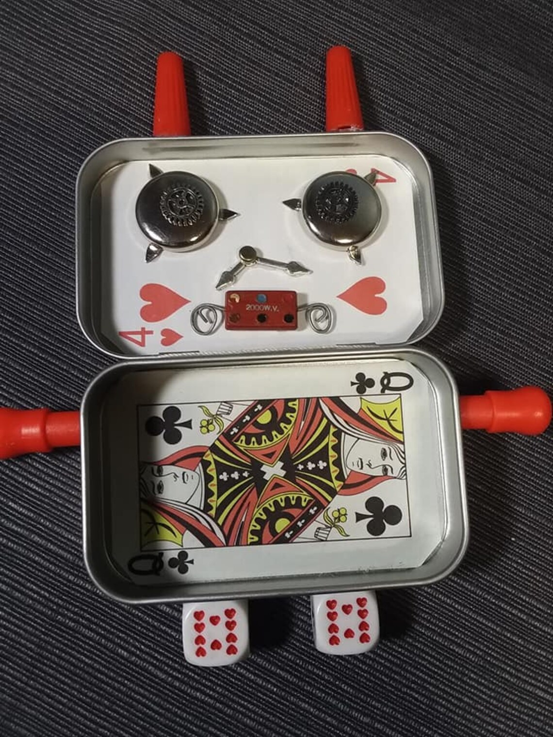 Junk Drawer Robot Kits Found Object Arts and Craft activities Etsy