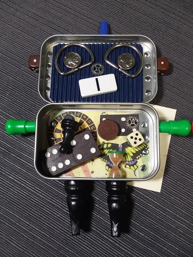 Junk Drawer Robot Kits Found Object Arts and Craft activities Etsy