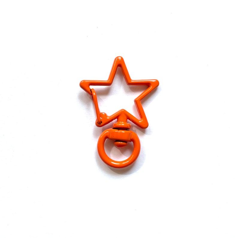 Coloured Rotating Star Lobster Clasp / Trigger Clips Buckle Buckles Clasps image 5