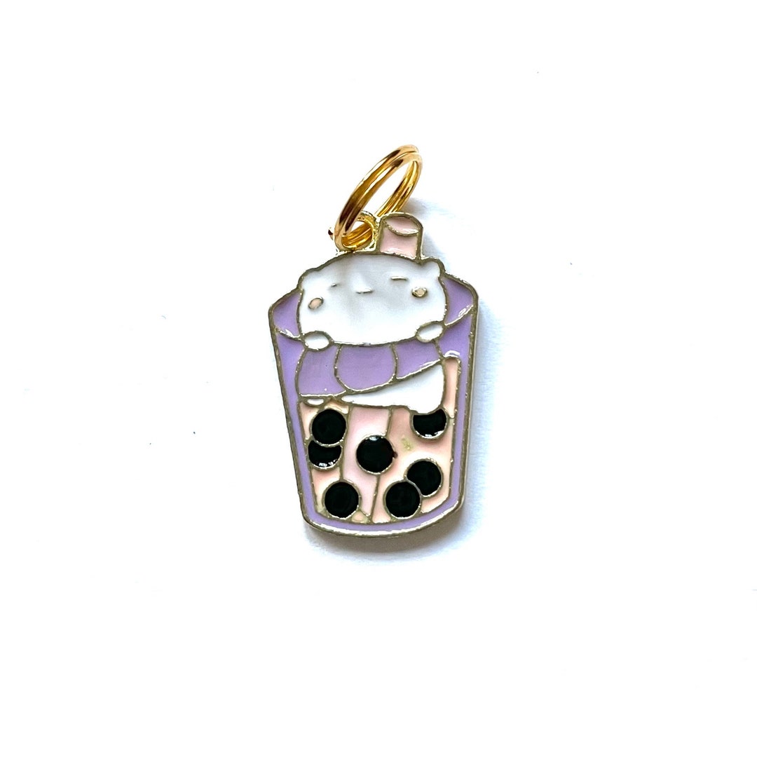 Bubble Tea Charm Etsy