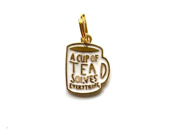 Pawsitivitea Cup of Tea Charm